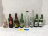 ASSORTED SODA POP BOTTLES