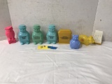 ASSORTED LOT OF CELLULOID PLASTIC PIG BANKS