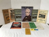 ASSORTED FARMING AND INSURANCE PAMPHLETS 1900'S