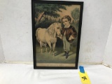 MY FAVORITE PONY CURRIER & IVES PRINT