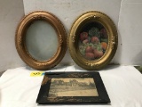 OVAL FRUIT PRINT / MISC FRAMES