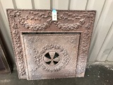 CAST IRON FIREPLACE SURROUND WITH SUMMER COVER