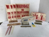 ASSORTED ADVERTISING LOT