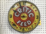 CRITIC FEED ELECTRIC WALL CLOCK