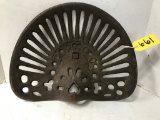 P.P.CO. CAST IRON TRACTOR SEAT