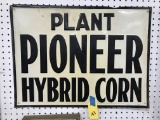 METAL PIONEER HYBRID CORN SIGN