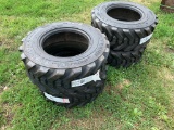 (4) NEW POWER KING RIM GUARD SD 12-16.5 NHS  SKID LOADER TIRES