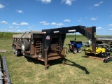 2002 BAKER BUILT 16FT 16,000# GOOSENECK DUMP TRAILER