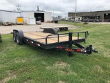 NEW 2020 BALES 20FT 14,000# TILT BED FLATBED TRAILER