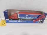 ERTL DIE CAST COCA COLA TRACTOR TRAILER