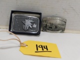 1985 IH COMMEMORATIVE COLLECTORS BELT BUCKLE