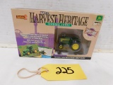 ERTL HARVEST HERITAGE TRADING CARDS & MINIATURE JOHN DEERE 630 LP TRACTOR