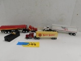 ASSORTED SMALL TRACTOR TRAILERS