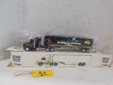 ERTL WHITE GMC PFISTER HYBRIDS CAB WITH TRAILER