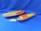 PAIR OF WIND UP TIN TOY BOATS