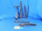 ASSORTED LOT OF EARLY PIPE WRENCHES