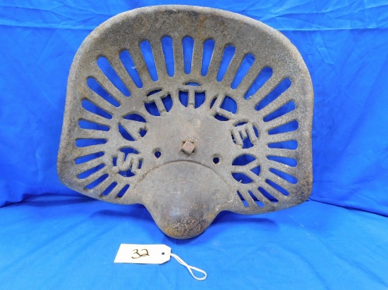 SATTLEY CAST IRON TRACTOR SEAT