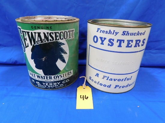 PR 1 GAL OYSTER CANS