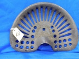 CAST IRON WESTERN ROLLER TRACTOR SEAT
