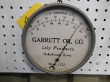 GARRETT OIL COMPANY THERMOMETER