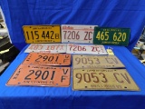 ASSORTED ILLINOIS LICENSE PLATES