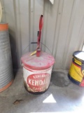 KENDALL GREASE CAN WITH PUMP