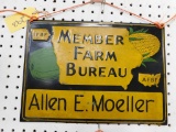 EARLY FARM BUREAU MEMBER  SIGN