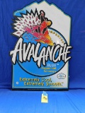 METAL AVALANCHE SCHNAPPS SIGN