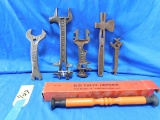 ASSORTED EARLY WRENCHES