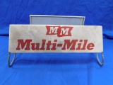 MULTI MILE TIRE HOLDER SIGN