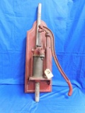 PETERS WALL PUMP W/ RED PAINT