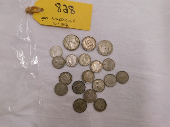 ASSORTED CANADIAN SILVER COINS