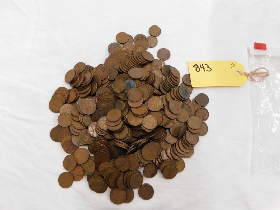 OVER (475) LINCOLN WHEAT PENNIES ASSORTED DATES