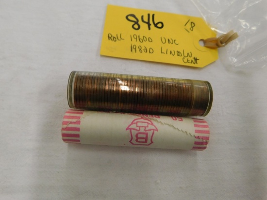 LINCOLN CENT ROLLS UNCIRCULATED
