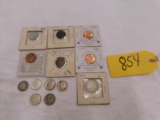 SILVER ROOSEVELT DIMES 1905 INDIAN CENT ASSORTED SILVER COINS