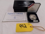 1991 USO SILVER DOLLAR PROOF