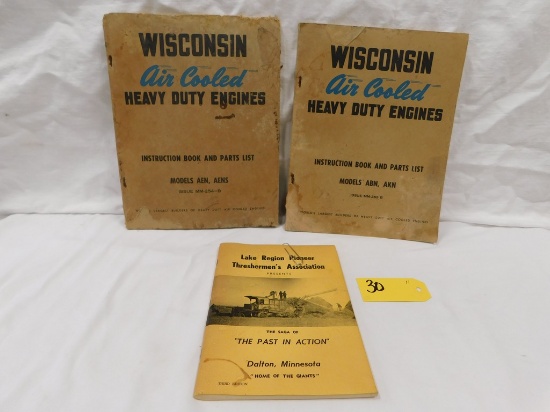 (2) WISCONSIN AIR COOLED ENGINE INSTRUCTION BOOKS