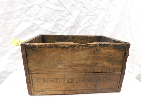 NORTHERN BREWING CO WOODEN CRATE