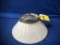 MILK GLASS LAMP SHADE W/ FITTER