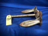 CAST IRON UNMARKED BOAT ANCHOR