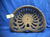 CAST IRON VULCAN PLOW CO IMPLEMENT SEAT