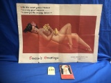 PAIR OF RISQUE ADVERTISING ITEMS