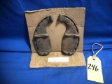 PAIR OF 1800'S STEEL OX SHOES