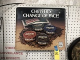 TIN 1990 SKOAL CHEWING TOBACCO SIGN