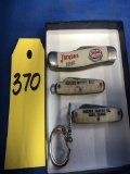 ASSORTED ADVERTISING KNIVES
