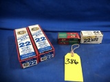 ASSORTED NEW .22 CAL AMMUNITION