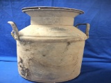 GALVANIZED 5 GALLON STANDRAN OIL CAN WITH LID