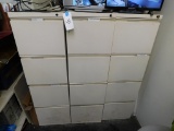 (3) METAL LOCKING 4 DRAWER FILE CABINETS