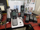 (5) PANASONIC CORDLESS PHONES &V-TECH CORDLESS PHONE