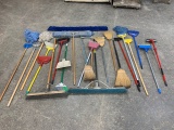 VARIOUS BROOMS, MOPS & SIMILAR ITEMS